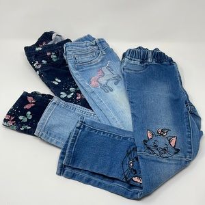 Gap and H&M Bottoms | Jeans Girls Bundle | Color: Blue | Size: 4-5Y, 5-6Y, 5